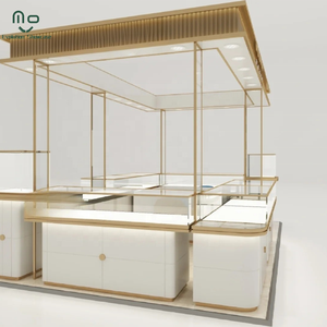 Thiết kế mới thép không gỉ trang sức hiển thị kiosk đồ trang sức truy cập cho trung tâm mua sắm kiosk - Product Image 1