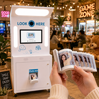 Photomaton interactif Flipbook avec impression instantanée de haute qualité pour les attractions touristiques et les événements