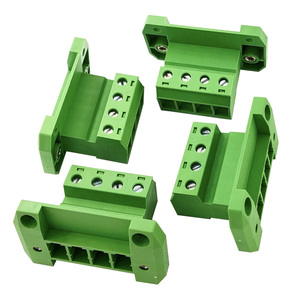 Through-the-wall High Current Plug in Solderless Butt Wire to Wire Male and Female <b>Terminal</b> Block Pith 7.62MM - Product Image 3