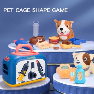 Samtoy électronique interactif vétérinaire <span class=keywords><strong>jeu</strong></span> chiot en peluche bébé enfant en bas âge <span class=keywords><strong>jeu</strong></span> <span class=keywords><strong>de</strong></span> rôle jouets docteur Kit animal aboiement jouet chiots - Product Image 2