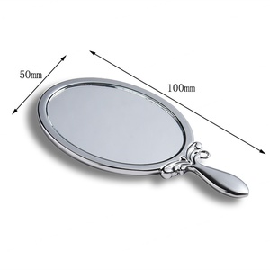 Wholesale Zinc Alloy Oval Make up Pocket <b>Mirror</b> <b>Compact</b> Cosmetic Handheld Princess <b>Mirror</b> - Product Image 1