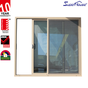 Portes coulissantes Superhouse modernes à cadre étroit en aluminium à rupture de pont thermique, grandes vitrages <span class=keywords><strong>double</strong></span> <span class=keywords><strong>vitrage</strong></span> pour villa, jardin et extérieur - Product Image 4
