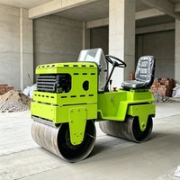 Rouleau compresseur routier à double tambour ME080 600KG, compacteur d'asphalte hydraulique intégral autoporté, moteur 9HP 70Hz, pente de 30%, pour la construction de chaussées