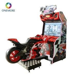 Machine de jeu d'arcade simulateur de course <span class=keywords><strong>Moto</strong></span> GP à monnayeur, en promotion, garantie 1 an, construction en plastique, prise en charge de l'anglais - Product Image 4