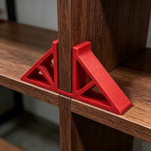 <span class=keywords><strong>Supporto</strong></span> triangolare cavo ispessito stampato in 3D. Elevata capacità di carico. <span class=keywords><strong>Supporto</strong></span> per Scaffale in Plastica Triangolare - Product Image 3