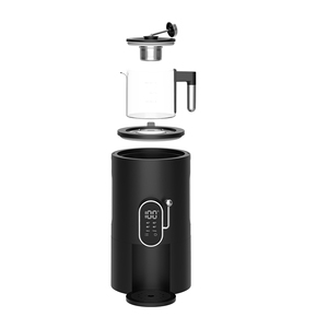 Bollitore <span class=keywords><strong>Elettrico</strong></span> Intelligente Hotsy a Doppia Parete in Vetro con Temperatura Variabile 3L, Macchina per Tè da Cucina, <span class=keywords><strong>Samovar</strong></span> <span class=keywords><strong>Elettrico</strong></span> Iraniano - Product Image 6