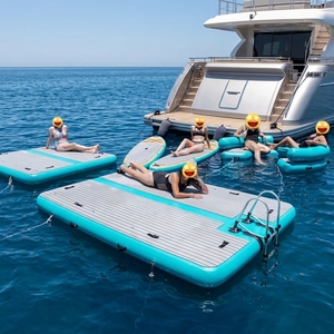 Plateforme flottante gonflable personnalisée en PVC, plateforme de hamac pour bronzer, pour bateau, SUP, yacht, quai - Product Image 2