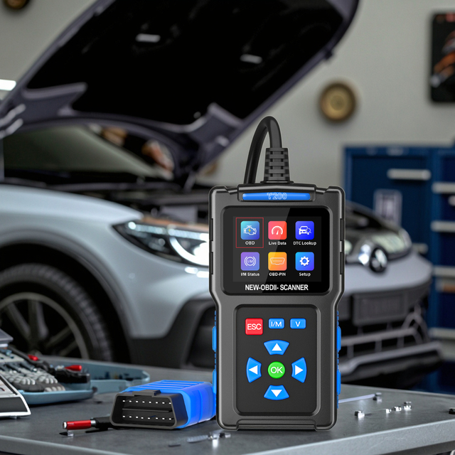 T200 JDiag Original Factory Car OBD2 Scanner Engine Fault Code Reader DTC&CAN Diagnostic Tool for All Cars