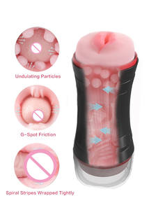 男士防水电动双孔飞机杯自慰性玩具 - Product Image 6