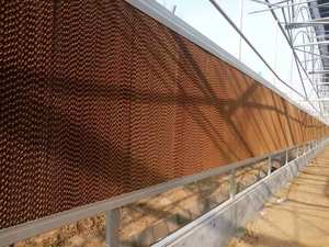 Panel Dinding Pendingin Evaporatif Sirkulasi Air Rumah Kaca dengan Rangka Pipa Air Pompa Air - Product Image 6