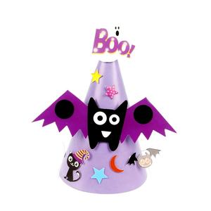 Decoración de Fiesta Infantil con Temática de Halloween, Sombrero de <span class=keywords><strong>Bruja</strong></span> de Papel para Manualidades, Disfraces y Cosplay - Product Image 5