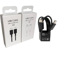 Cable de Carga Superrápida de 25w 3A, Cable de Datos USB C para Teléfono, Tipo C, para Samsung Galaxy S26 S25 S24 S23 S22, Más Vendido