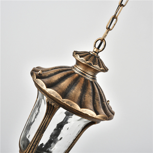 Luminaire suspendu décoratif en verre antique de luxe rustique nordique - Product Image 6