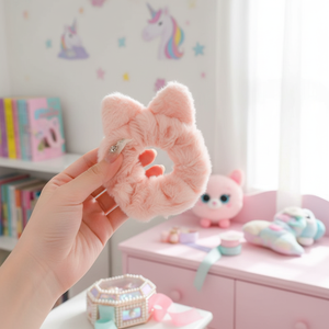 Fasce di moda di tendenza in raso di perle pastello per bambini e ragazze vendita calda accessori all'ingrosso - Product Image 3