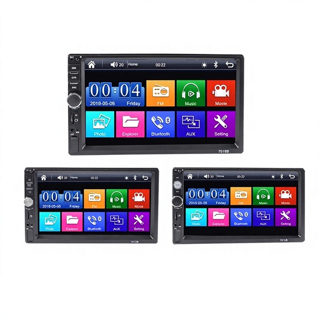 Car MP5 Player with CarPlay FM Radio for WiFi USB & TF Card Support-In-Car MP3/MP4 Player
