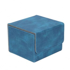 Boîte de rangement en cuir PU de haute qualité pour cartes de jeu Yugioh Tarot, personnalisable avec logo, 105x105x80mm, carrée - Product Image 5