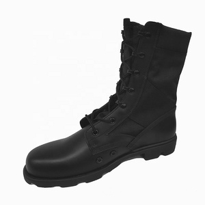 Zapatos de senderismo tácticos hasta la rodilla para actividades al aire libre, zapatos de cuero de primera calidad para hombres, zapatos de cuero medianos personalizados - Product Image 2