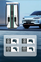Nouvelle station de recharge DC extérieure professionnelle IP55 60KW-480KW, chargeur rapide EV intégré pour service de flotte publique