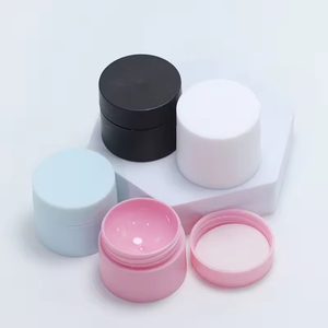กระปุกครีมพลาสติก PP แบบสองชั้น สีขาว ชมพู ฟ้า สำหรับเครื่องสำอาง โลชั่นทาหน้าและผิวกาย ขนาด 5 กรัม 10 กรัม 15 กรัม 30 กรัม 50 กรัม 100 กรัม 150 กรัม  แบบหรูหรา - Product Image 3