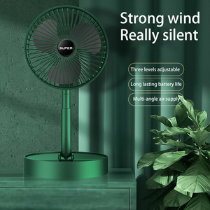 Лидер продаж, автомобильный совместимый USB-аккумулятор, 1200 мАч, складной портативный мини-воздушный охладитель, регулируемая высота, многоугольное вращение - Product Image 6