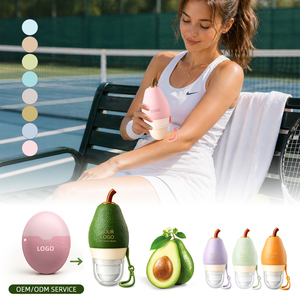 OEM ODM Outil d'application de crème solaire lavable et rechargeable <span class=keywords><strong>pour</strong></span> la protection estivale, applicateur de crème solaire en silicone avec éponge - Product Image 5