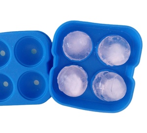 Bán Hot Round Shape <span class=keywords><strong>Silicone</strong></span> <span class=keywords><strong>Ice</strong></span> <span class=keywords><strong>Cube</strong></span> Khay-<span class=keywords><strong>Silicone</strong></span> <span class=keywords><strong>Ice</strong></span> Bally-Khuôn Mẫu 4x4.5cm Vòng <span class=keywords><strong>Ice</strong></span> Ball - Product Image 3