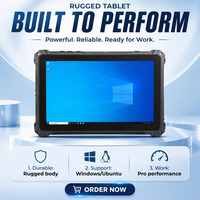 Tablet Resistente OEM ODM de 10.1 Pulgadas con Pantalla Legible Bajo la Luz Solar, Duradera, con Windows 10, Procesador INTEL, PC Resistente en Stock