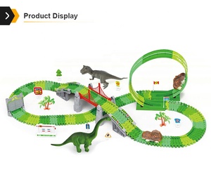 Nuevo diseño de la cabeza de dinosaurio coche de pista de juguete de la Asamblea de ranura <span class=keywords><strong>para</strong></span> <span class=keywords><strong>tren</strong></span> de juguete - Product Image 2