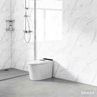 Pegatinas Autoadhesivas para Pared de Baño |   Láminas de PVC con Efecto Mármol 3D Impermeables