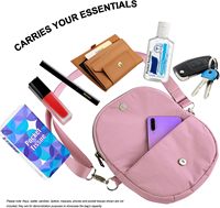 Riñonera de nailon impermeable personalizada para mujer, bolso de pecho, bandolera, riñonera deportiva, bolso cruzado, cinturón lindo