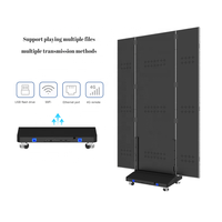 Schermo LED Portatile Pieghevole a Tre Ante, Impermeabile, con Risoluzione 4K e Alta Luminosità per Uso Commerciale Interno/Esterno