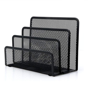 Organizador de Escritorio de Malla Metálica para Suministros de Oficina, Accesorios de Organización para Escritorio, Juego de Accesorios para Planificación Empresarial - Product Image 3