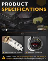 Sensor de Oxígeno Delantero y Trasero O2 2 Piezas OE ZZC318861 |   Hecho en China, Compatible con F150 F250 Ranger Expedition Explorer Escape