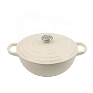 Olla de <span class=keywords><strong>Hierro</strong></span> <span class=keywords><strong>Fundido</strong></span> Premium Health de 26 cm, Antiadherente, Esmaltada, con Doble Asa, Olla de <span class=keywords><strong>Hierro</strong></span> <span class=keywords><strong>Fundido</strong></span> Comercial - Product Image 4