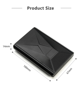 Porte-cartes minimaliste en aluminium anti-RFID avec système pop-up, noir - Product Image 2