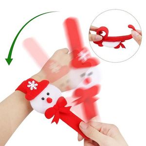 Christmas LED Slap Wrist Band Cartoon Cute Kids Promotional <b>Gifts</b> Light Toy for Children - Product Image 1