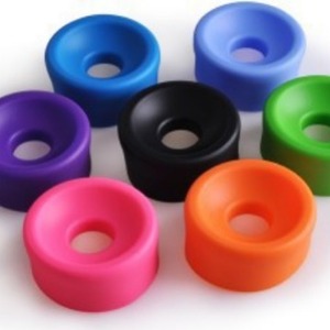 Accessori per Masturbatore Maschile, Asta di Trazione con Ventosa, Anello di Tenuta in Gomma Nera Trasparente, Base Simil-Carne - Product Image 3