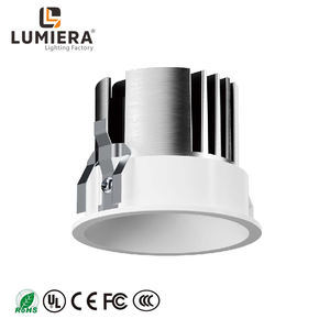 Faretto <span class=keywords><strong>LED</strong></span> Moderno 12W Luce Calda 3000K Struttura in Alluminio Dorato Funzione Antiriflesso Grado di Protezione IP44 Faretto da Interno per Soggiorno - Product Image 5