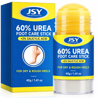 Stick de soin des pieds à l'urée 60% et à l'acide salicylique 2%, hydratation intensive ciblée pour les talons rugueux et secs, 40 g