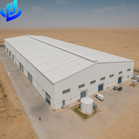 Estructura de Acero Prefabricada para Almacenes, Talleres, Fábricas, Cobertizos Industriales, Edificios de Estructura de Acero para Proyectos en el Medio Oriente