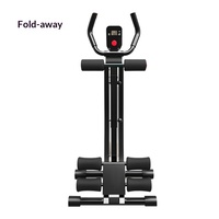 FDFIT RG-5545 Rouleau Abdominal Pliable en Métal pour Entraînement à Domicile, Facile à Utiliser pour Affiner la Silhouette, Unisexe, pour Jambes, Taille, Bras, Fessiers, Portable