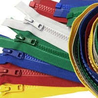 Fabricant #5 fermeture à glissière en plastique à extrémité ouverte Fermeture À Glissière Vislon en Différentes couleurs pour la production de vêtements