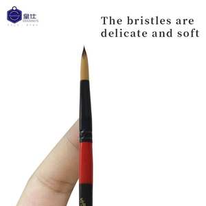 Keep Smiling 5PCs Pintura al óleo Plumas de gancho Nylon Hair Art <span class=keywords><strong>Dibujo</strong></span> Pincel Juego de pinceles de pintura - Product Image 5