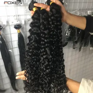 Fasci di capelli cambogiani grezzi fornitore non trattato 9a-10a capelli umani indiani all'ingrosso capelli allineati con cuticole vergini grezze vietnamite