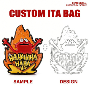 Nuovi Arrivi Borsa a Tracolla Fluorescente con Finestra Trasparente a Cuore, Borsa Estiva Economica per Donne, Borsa Ita Personalizzata - Product Image 4