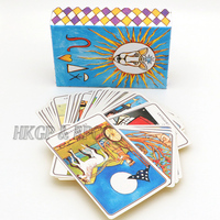 Jeu de tarot personnalisé avec bordure dorée Hot Holo