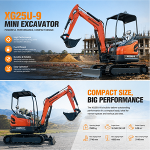 Entrega Rápida, Mini Excavadora de Jardín de 2.5 Toneladas con Motor Diésel Yanmar y Bomba, Alta Potencia de Excavación, Maquinaria Agrícola China - Product Image 3