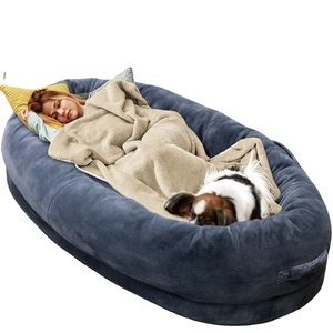 groß mit decke sofa freiraum polyester erste klappung lounge haustier seite mensch hund bett - Product Image 1