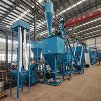 Ligne de production de fabrication de granulés pour animaux de ferme, volailles, bétail, poulet, vache, poisson, chat, chien / ligne de fabrication de granulés d'aliments pour animaux