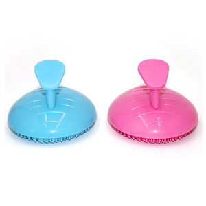 Cepillo de limpieza facial de silicona, limpieza profunda manual, exfoliante para la cara, azul, rosa - Product Image 1